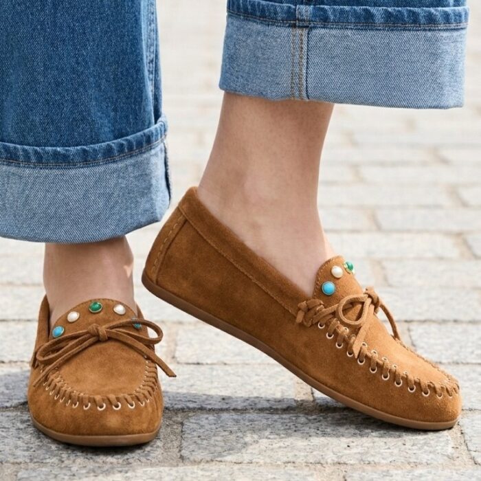 Linea Zeta Linea Zeta Loafers bruin Suède