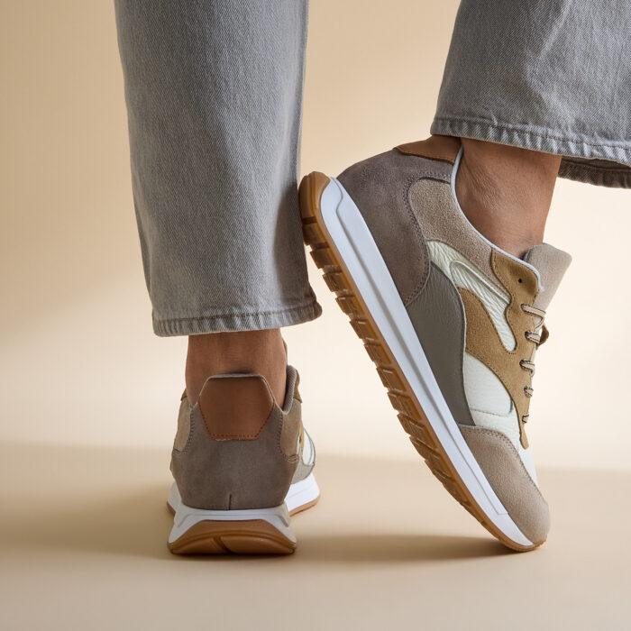 Vertice Sneakers begie Suede – Beige