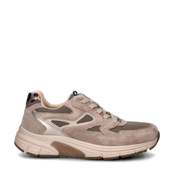 Gabor Rollingsoft lage sneakers – Taupe