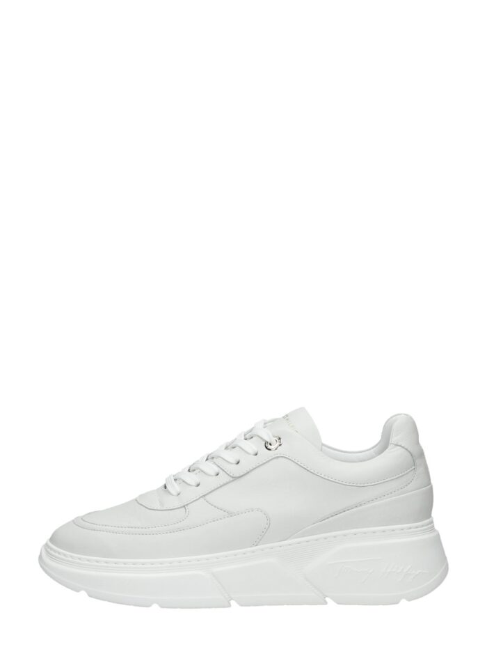 Tommy Hilfiger Chunky Leather Sneaker – Wit