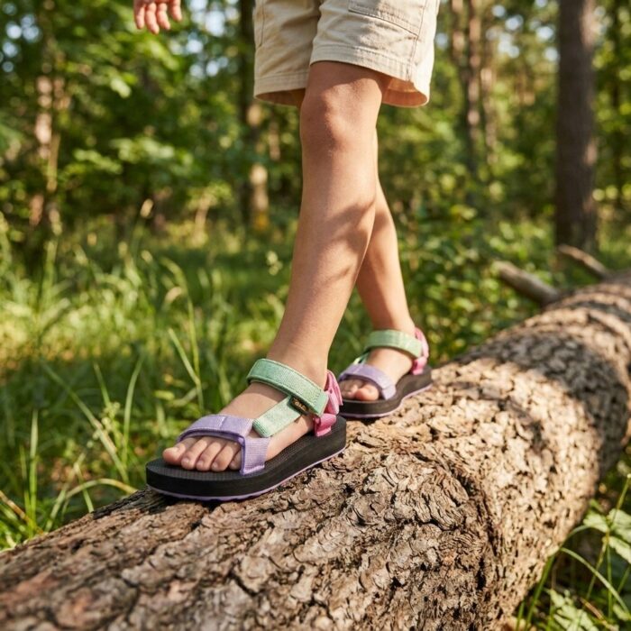 Teva Original Universal Metallic Sandalen groen