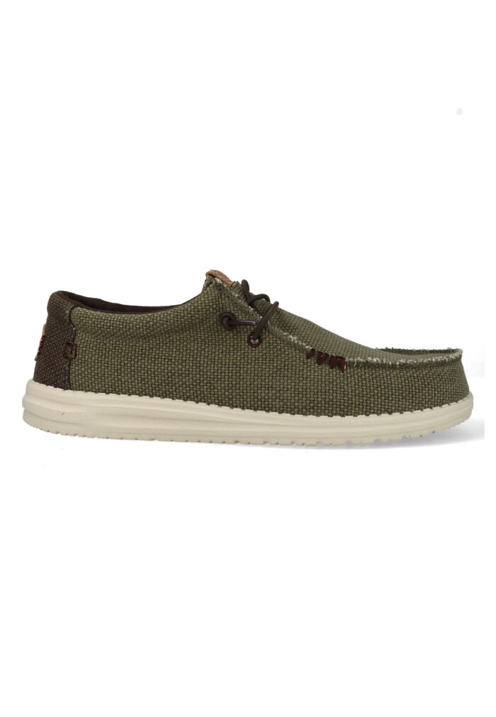 Hey Dude Heydude Instappers Walli Braided Burnt Groen