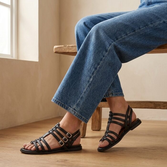 Tamaris Slippers zwart Synthetisch