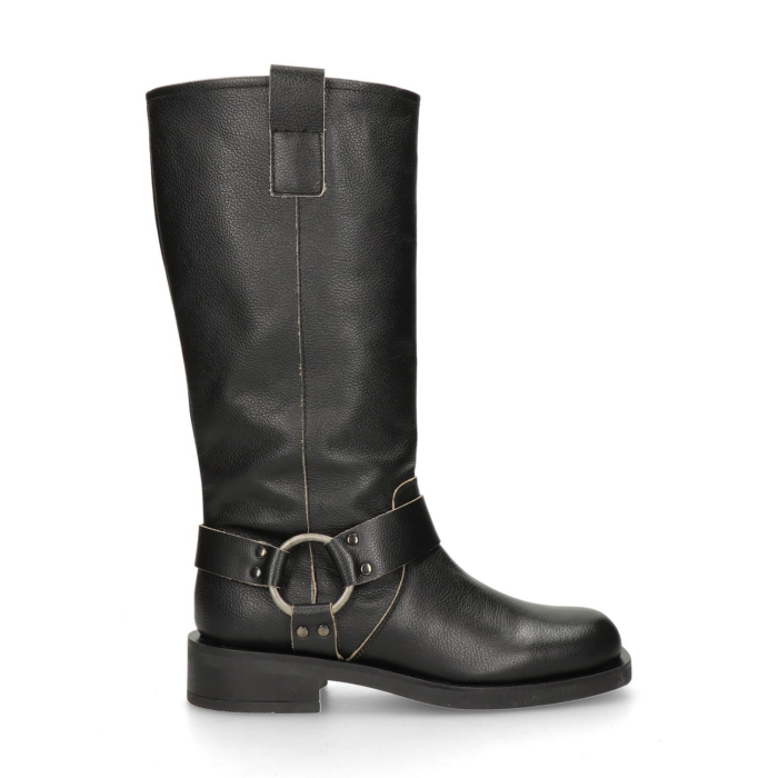 Nelson bikerboots – Zwart