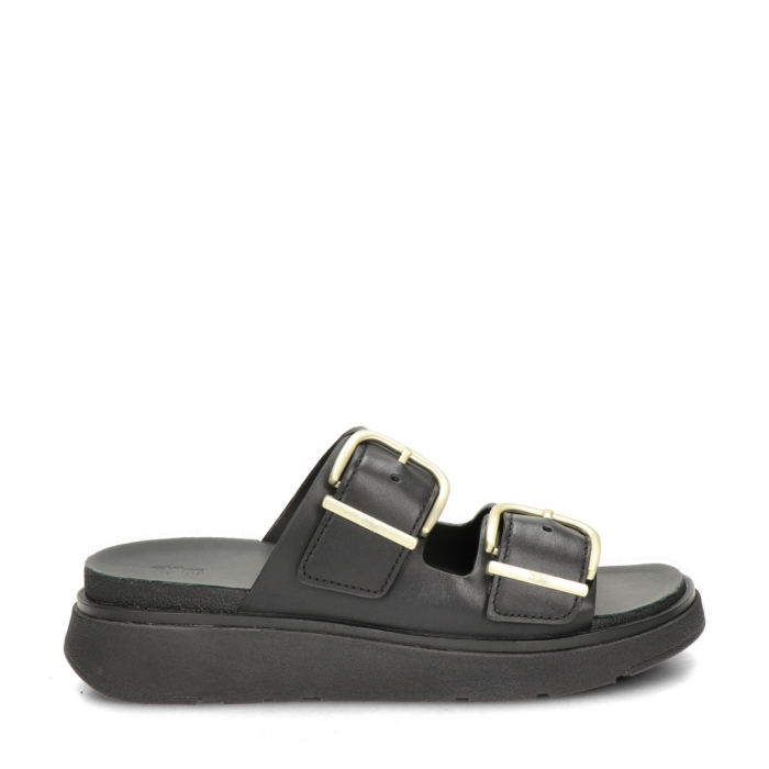 FitFlop Gen-FF Buckle Two-Bar slippers – Zwart