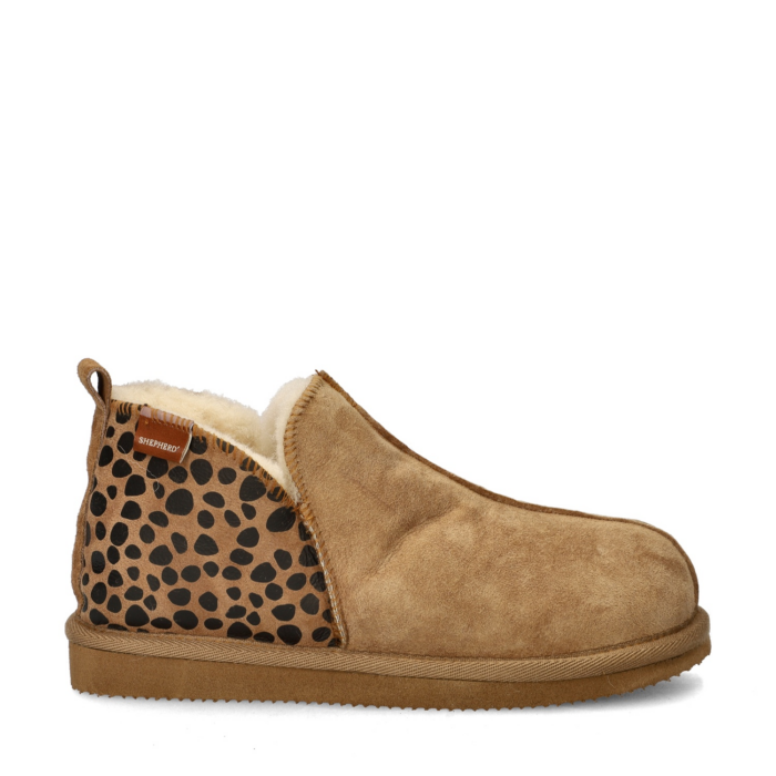 Shepherd Annie pantoffels – Bruin