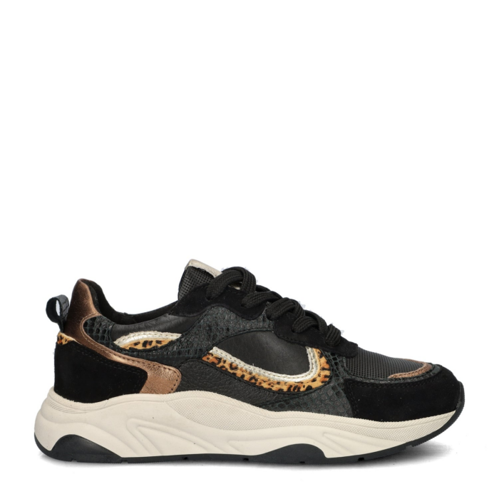 Nelson lage sneakers – Zwart