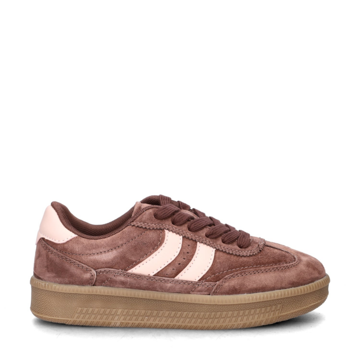 Nelson lage sneakers – Bruin