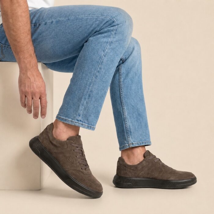 ECCO Move Walkers Sneakers bruin Suede