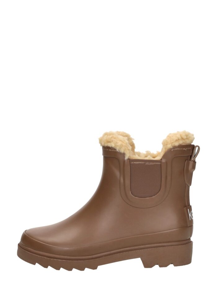 Keq Chelsea Rainboots Fur – Donkerbruin