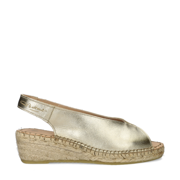 Fred de la Bretoniere Jamy Sling espadrilles – Goud