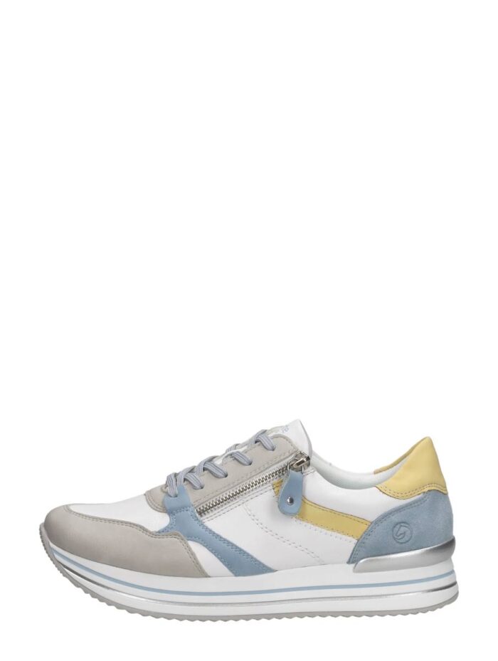 Remonte Veterschoenen Laag Licht Grijs – Lichtgrijs