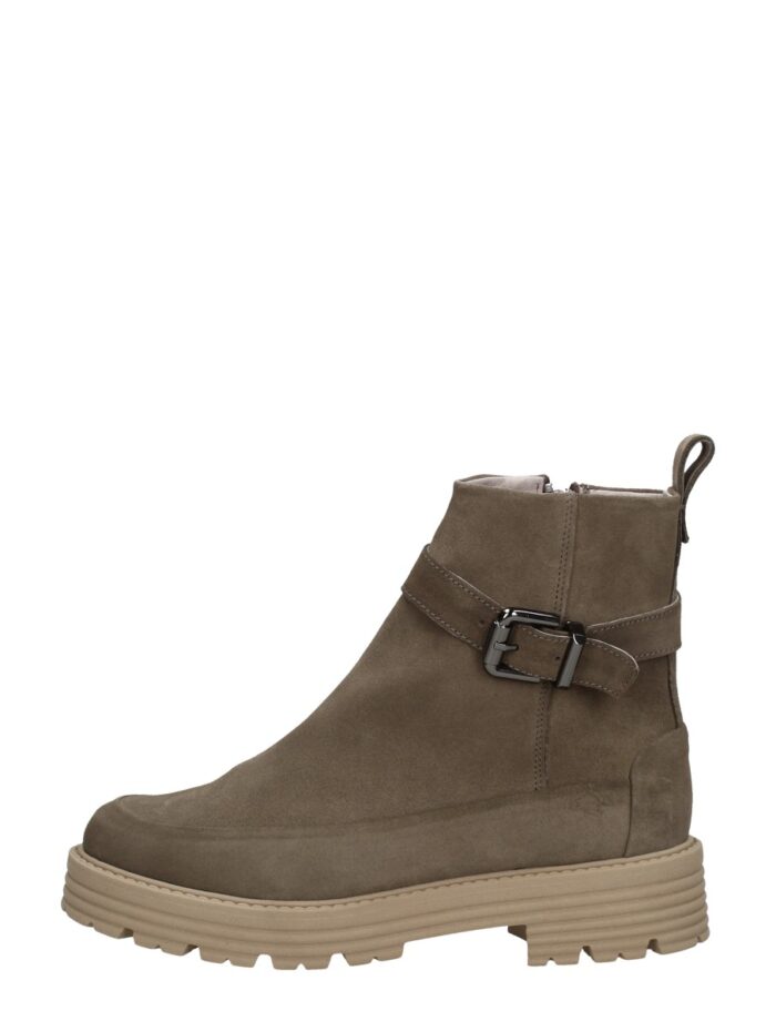 Aqa Enkellaarsjes Plat – Taupe