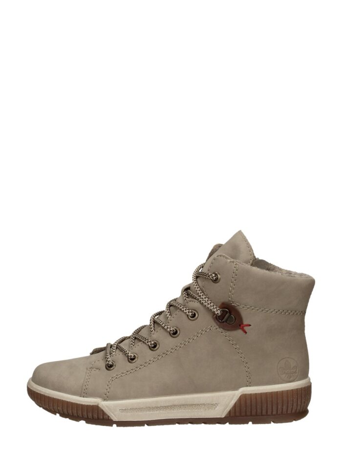 Rieker Veterboots beige Nubuck