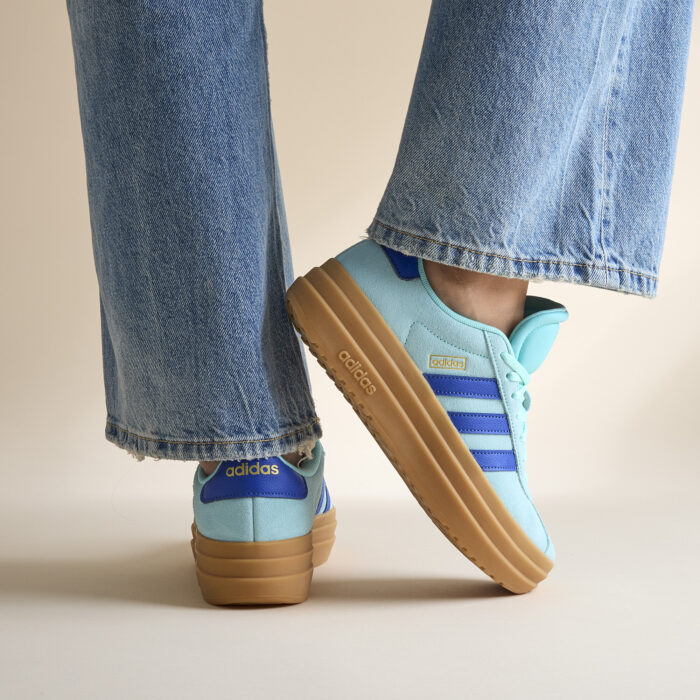 Adidas VL Court Bold Sneakers blauw Leer