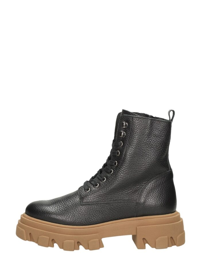 Ps Poelman Dames Veterschoenen – Zwart