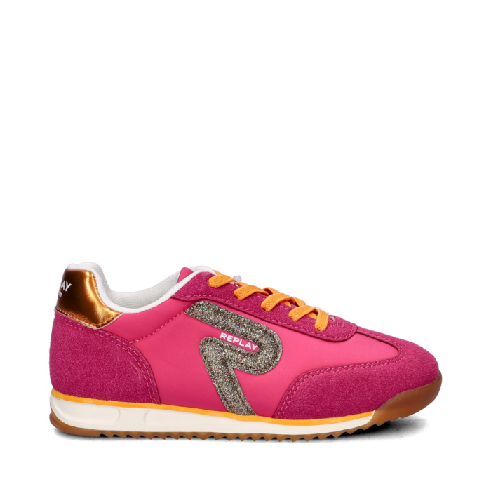 Replay Yard lage sneakers – Roze
