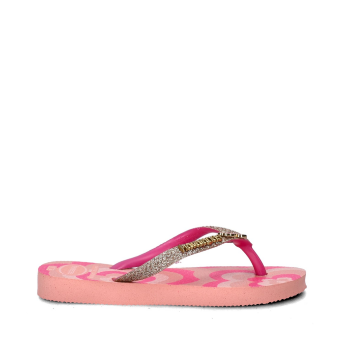 Havaianas Slim Shiny Glitter slippers – Roze