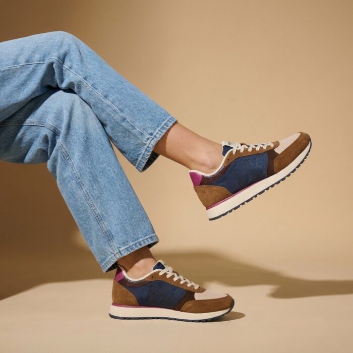Woden Ronja Sneakers cognac Suede