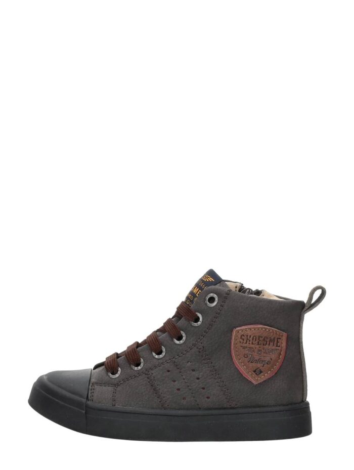 Shoesme Veterschoenen Hoog – Donkerbruin