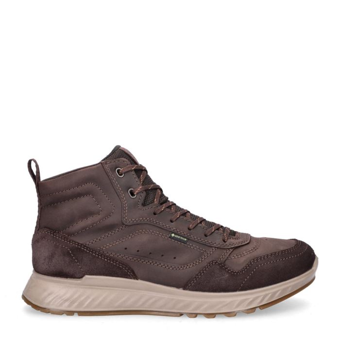 ECCO Exostride hoge sneakers – Bruin