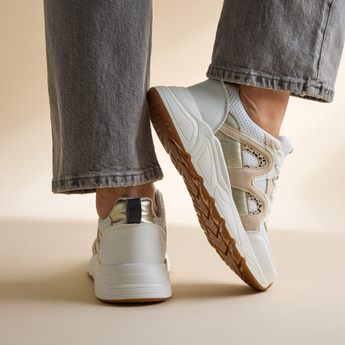 Cellini Sneakers wit Textiel