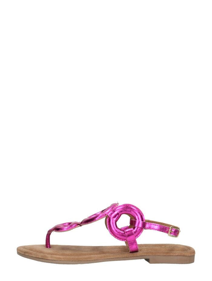 Lazamani Sandalen Plat – Fuchsia