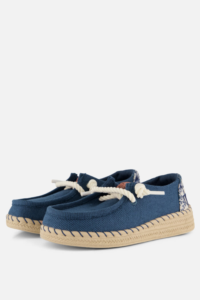 Hey Dude HEYDUDE Hey Dude Wendy Instappers blauw Textiel