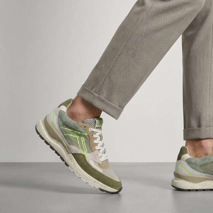Floris van Bommel Floris van Bommel De Treener Sneakers groen Suède