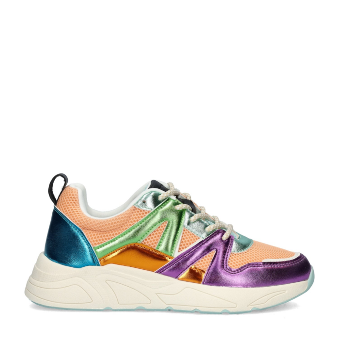 Nelson lage sneakers – Oranje