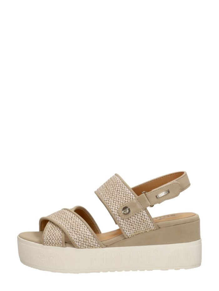 mustang Sandalen Plat – Beige