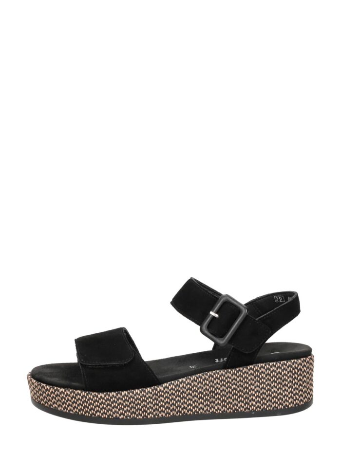 Remonte Sandalen Plat – Zwart
