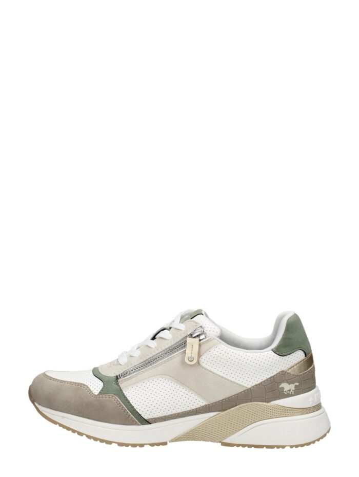 mustang Veterschoenen Laag – Beige