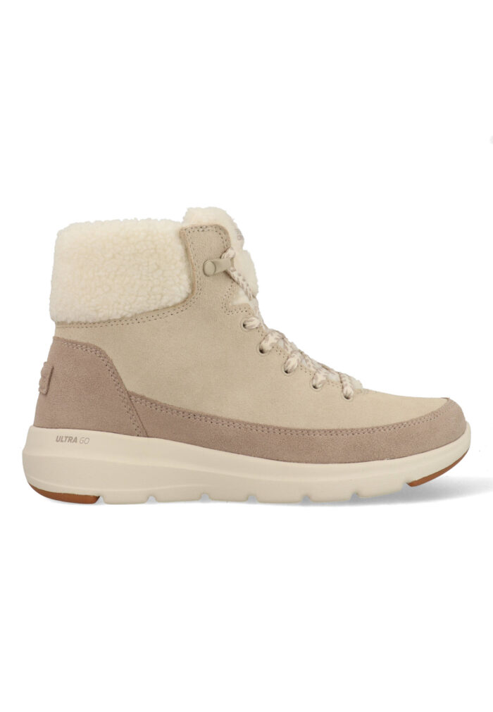 skechers Glacial Ultra Autumn Days Taupe Grijs