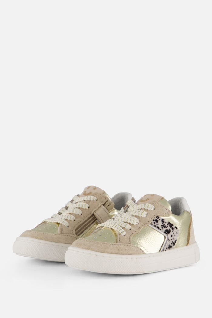 Muyters Metallic Sneakers goud Leer