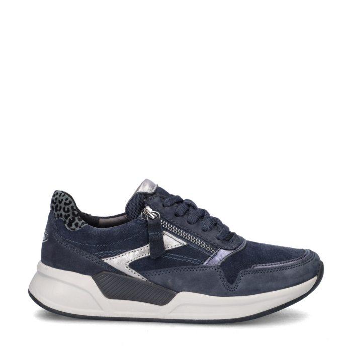 Gabor Rollingsoft lage sneakers – Blauw