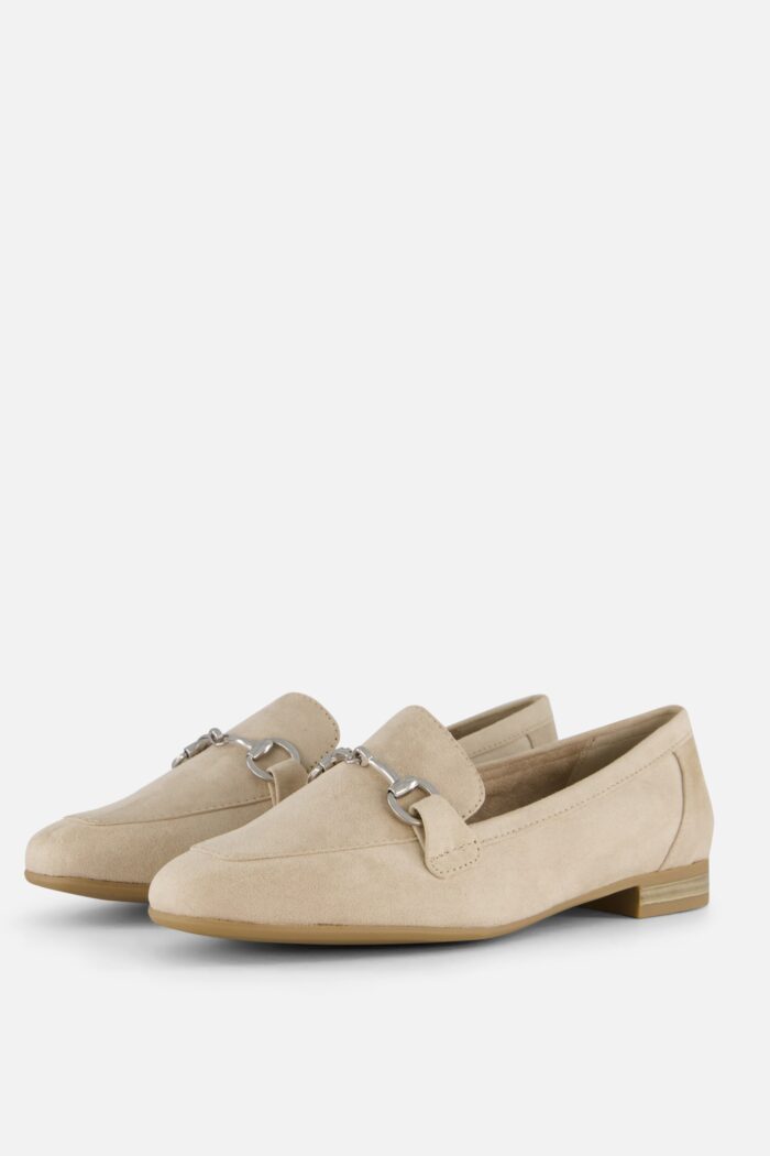 Marco Tozzi Marco Tozzi Instappers beige Textiel