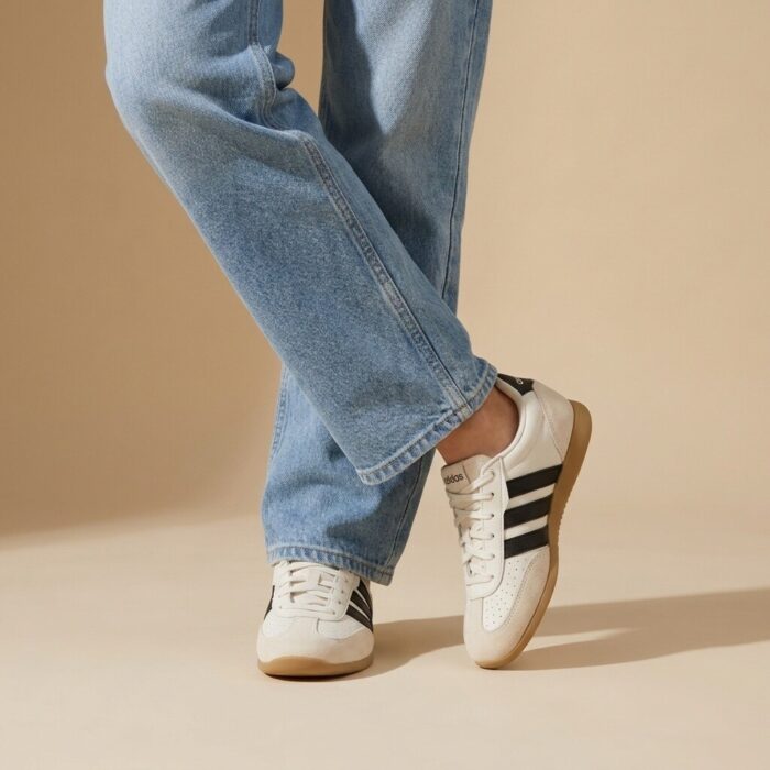 Adidas Barreda Lo Sneakers wit Synthetisch