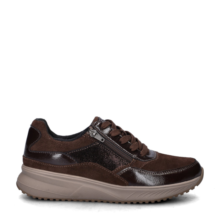 Waldläufer Macie lage sneakers – Bruin