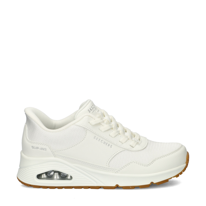 Skechers Hands Free Slip-Ins Uno instapschoenen – Wit