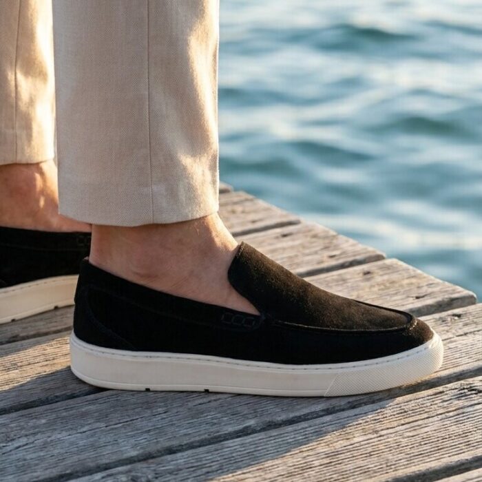 Vertice Loafer zwart Suede