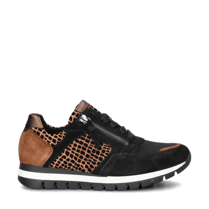 Gabor Comfort Optifit lage sneakers – Zwart