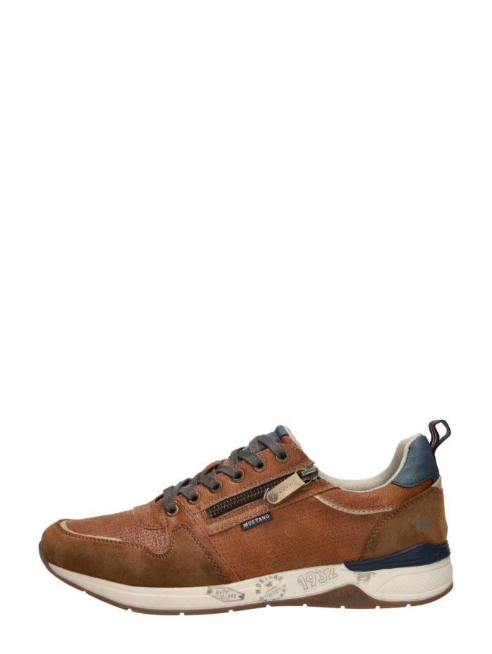 mustang Sneakers Laag – Cognac