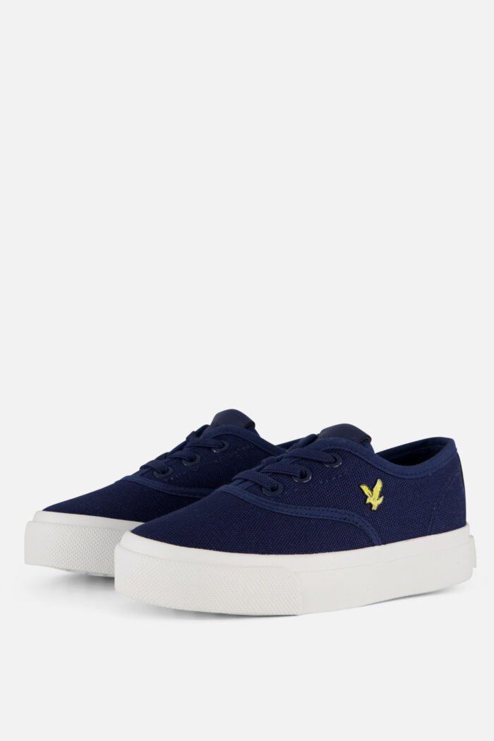 Lyle & Scott Lyle & Scott Wick Sneakers blauw Canvas