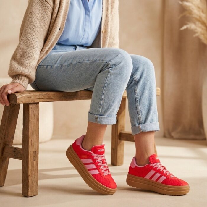 Adidas VL Court Bold Sneakers rood