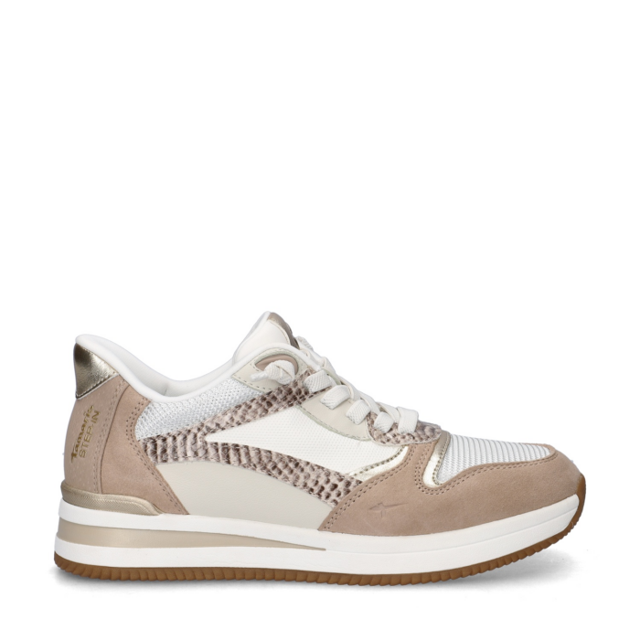 Tamaris Comfort lage sneakers – Beige