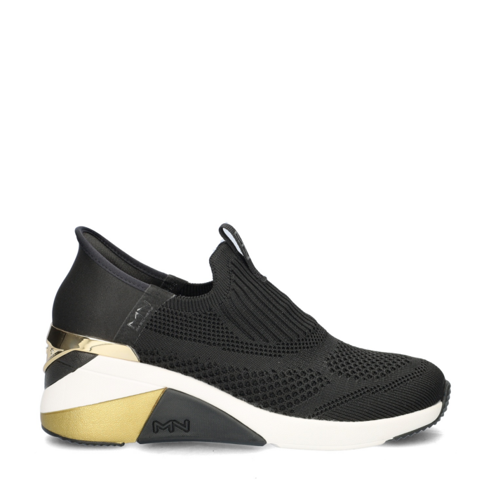 Skechers A Wedge Crecent instapschoenen – Zwart