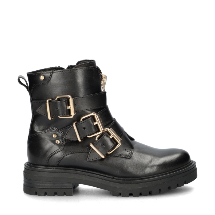 Nelson Monk bikerboots – Zwart