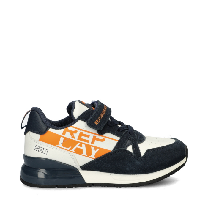 Replay Shoot Junior klittenbandschoenen – Blauw
