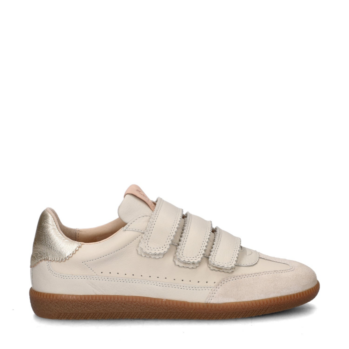 Fred de la Bretoniere Pearl Valencia lage sneakers – Ecru